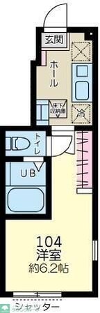 シャテーニュ東林間の物件間取画像